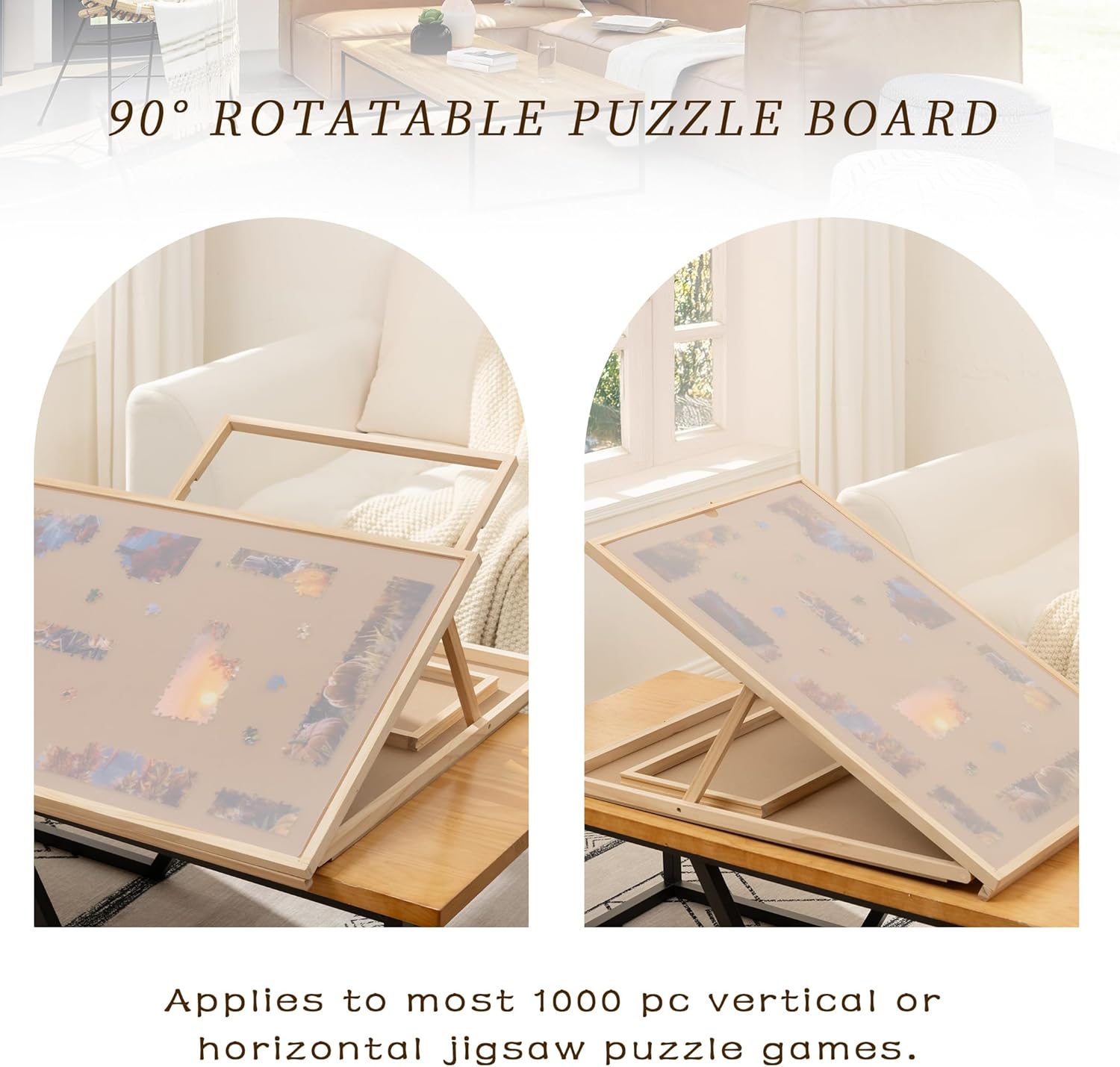 Tektalk Tagliere Puzzle Convertibile Fino a 1000 Pezzi - immagine 2