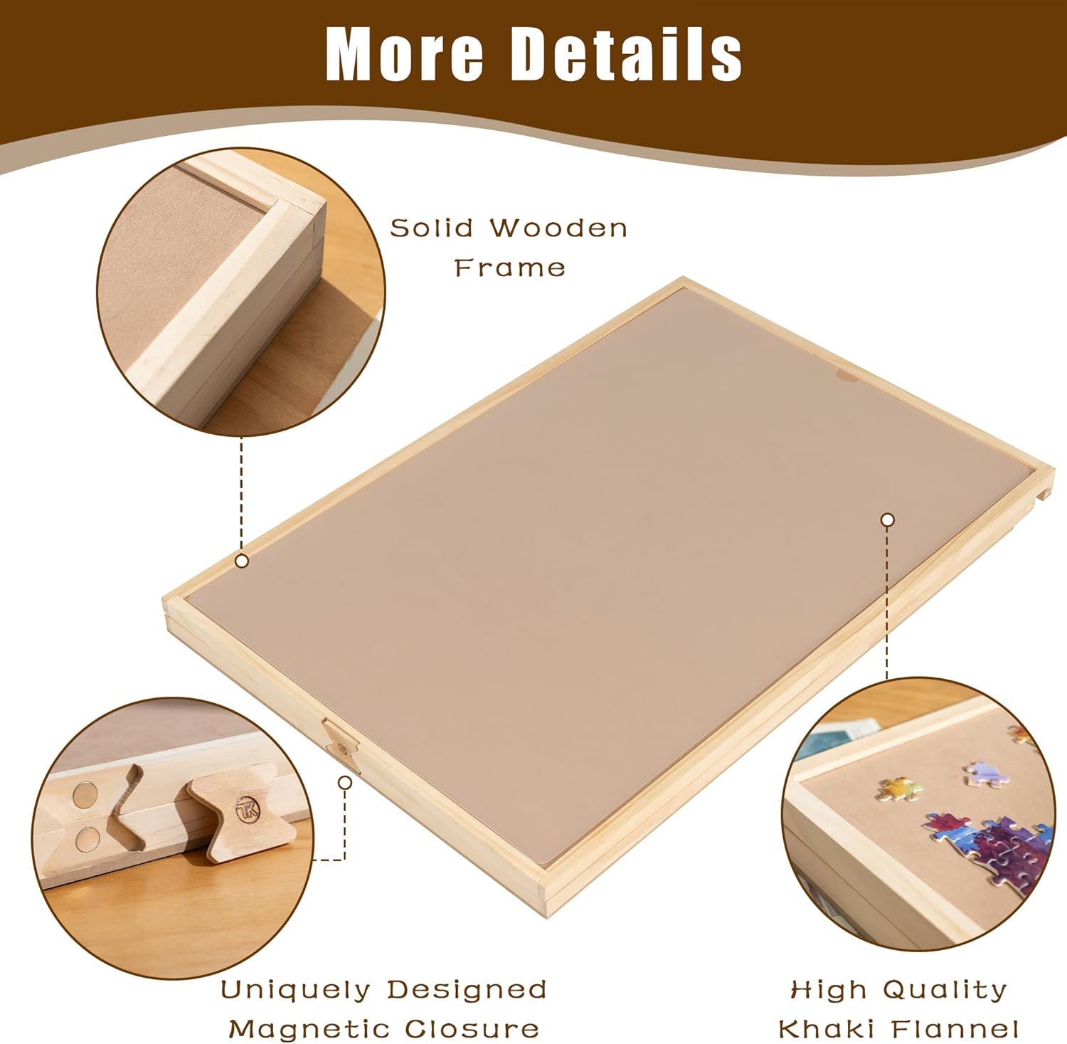 Tektalk Tagliere Puzzle Convertibile Fino a 1000 Pezzi - immagine 4