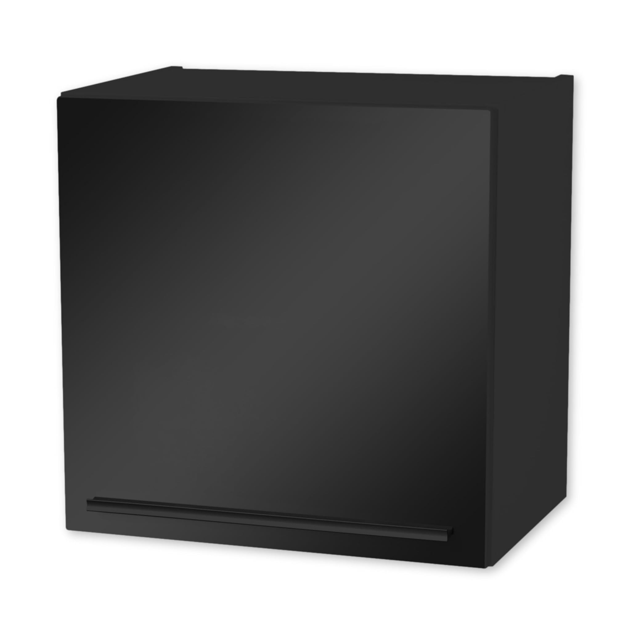 Stella Trading Jazz - Armadietto Pensile da Cucina, Nero Opaco