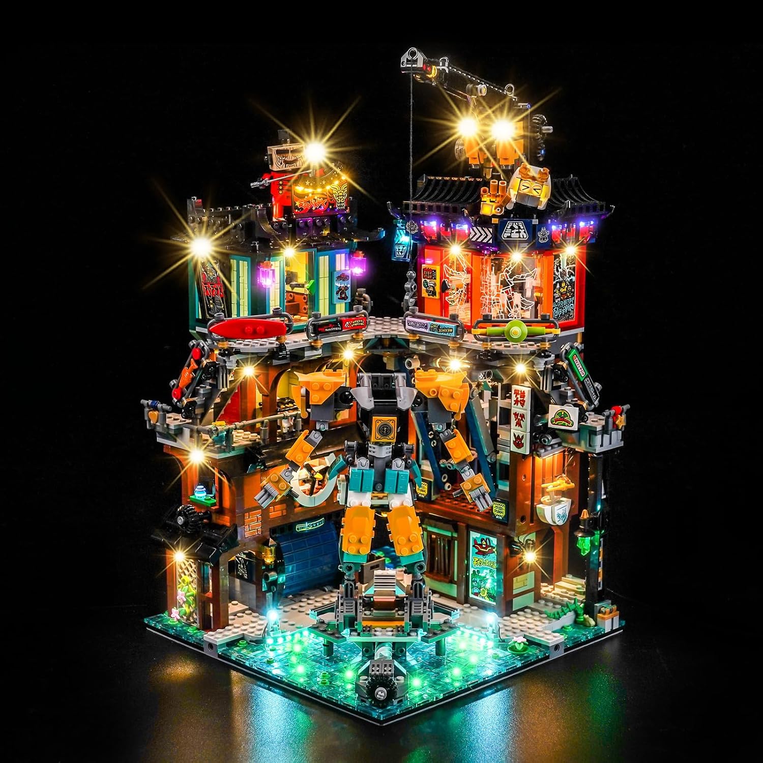 Set Luci LED compatibile con Lego Ninjago City Workshop - immagine 1