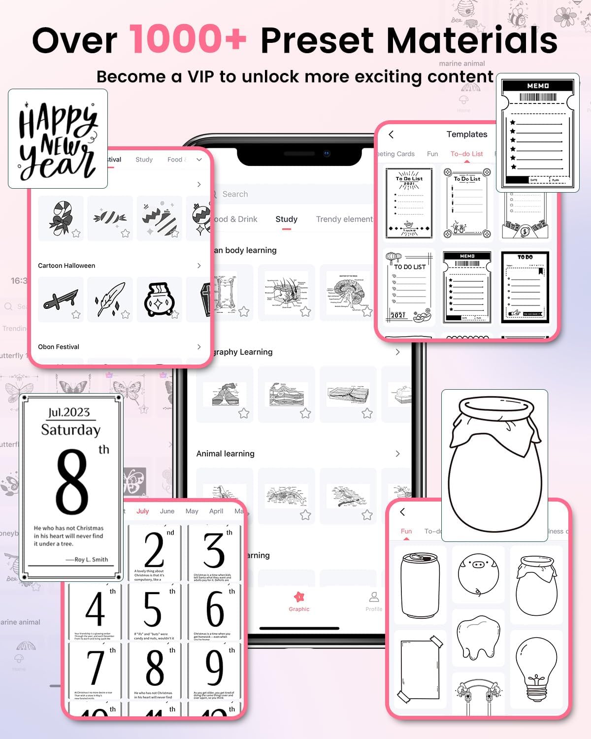 Phomemo M02 Pro Mini Stampante Fotografica 300 DPI, Rosa - immagine 7