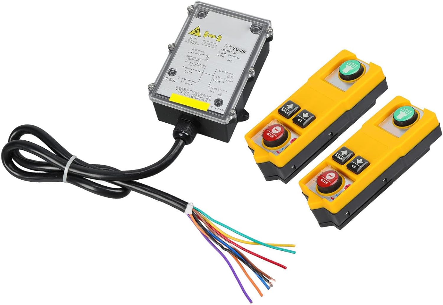 Telecomando Wireless Gru Sollevamento 800 MHz IP68 - immagine 1