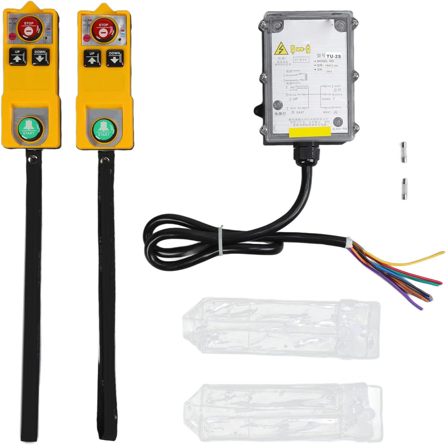 Telecomando Wireless Gru Sollevamento 800 MHz IP68 - immagine 3