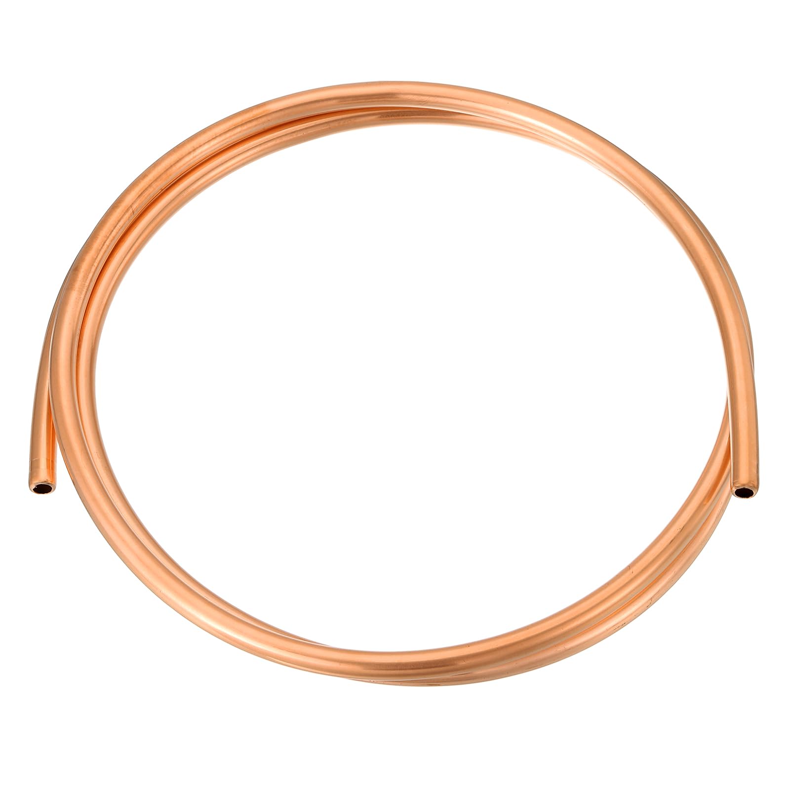 QUARKZMAN Tubo In Rame T2 0.31" ID x 15/32" OD x 10Ft, Tubo Di Refrigerazione In Rame Puro Al 99% Senza Saldature Coil Per Sistemi HVAC, Condizionatori, Frigoriferi, Industria, Fai Da Te