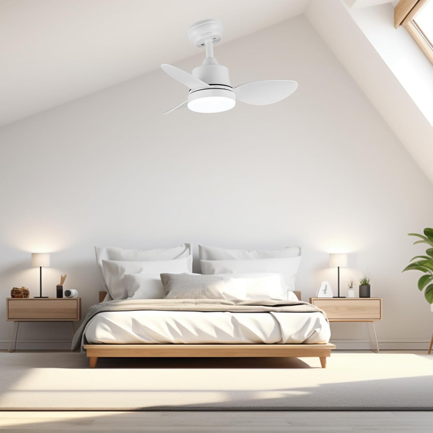 Newday Ventilatore da Soffitto con Luce e Telecomando 61cm - immagine 8