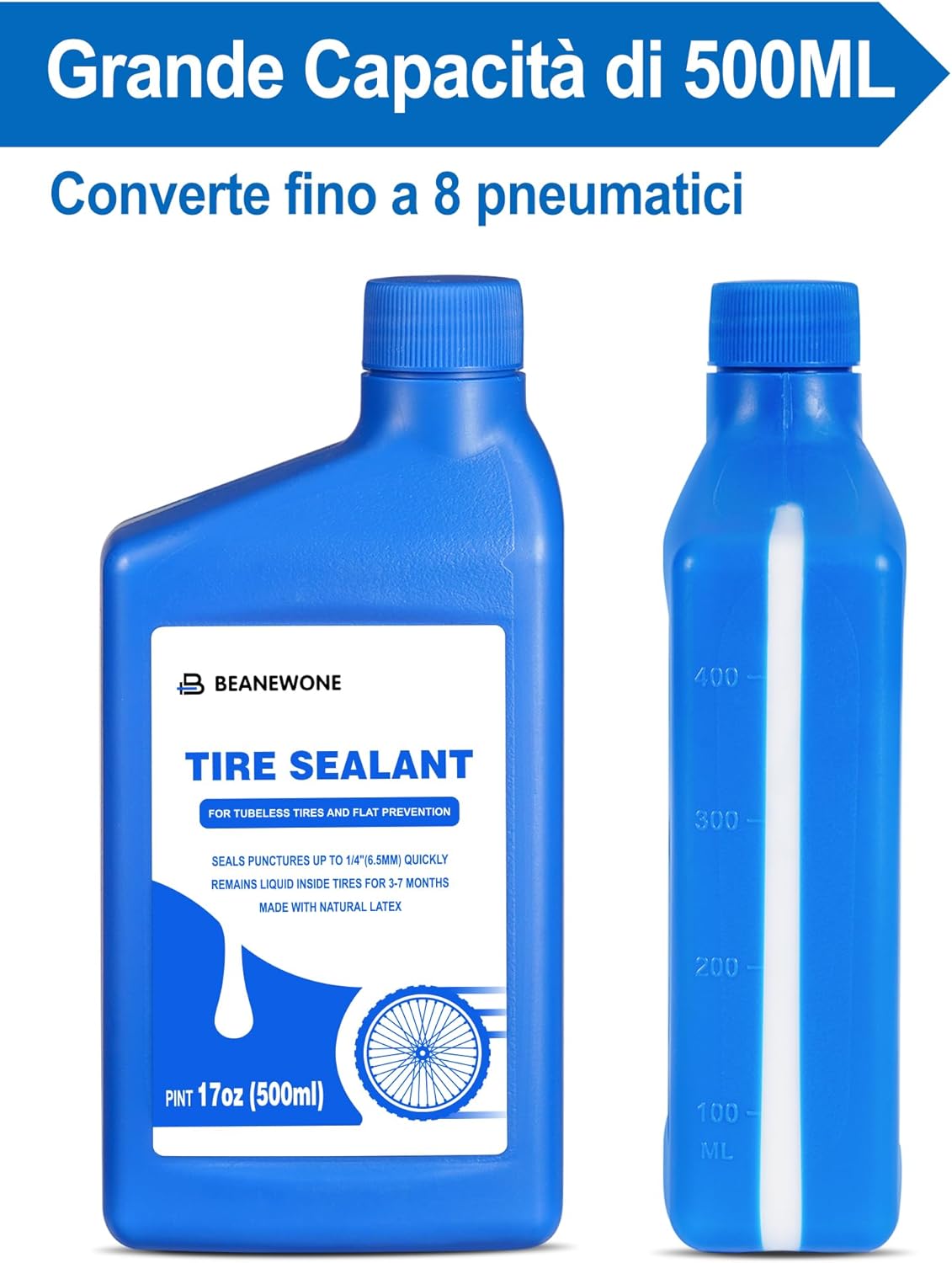 Lattice per Tubeless MTB 500ml con Siringa - immagine 2