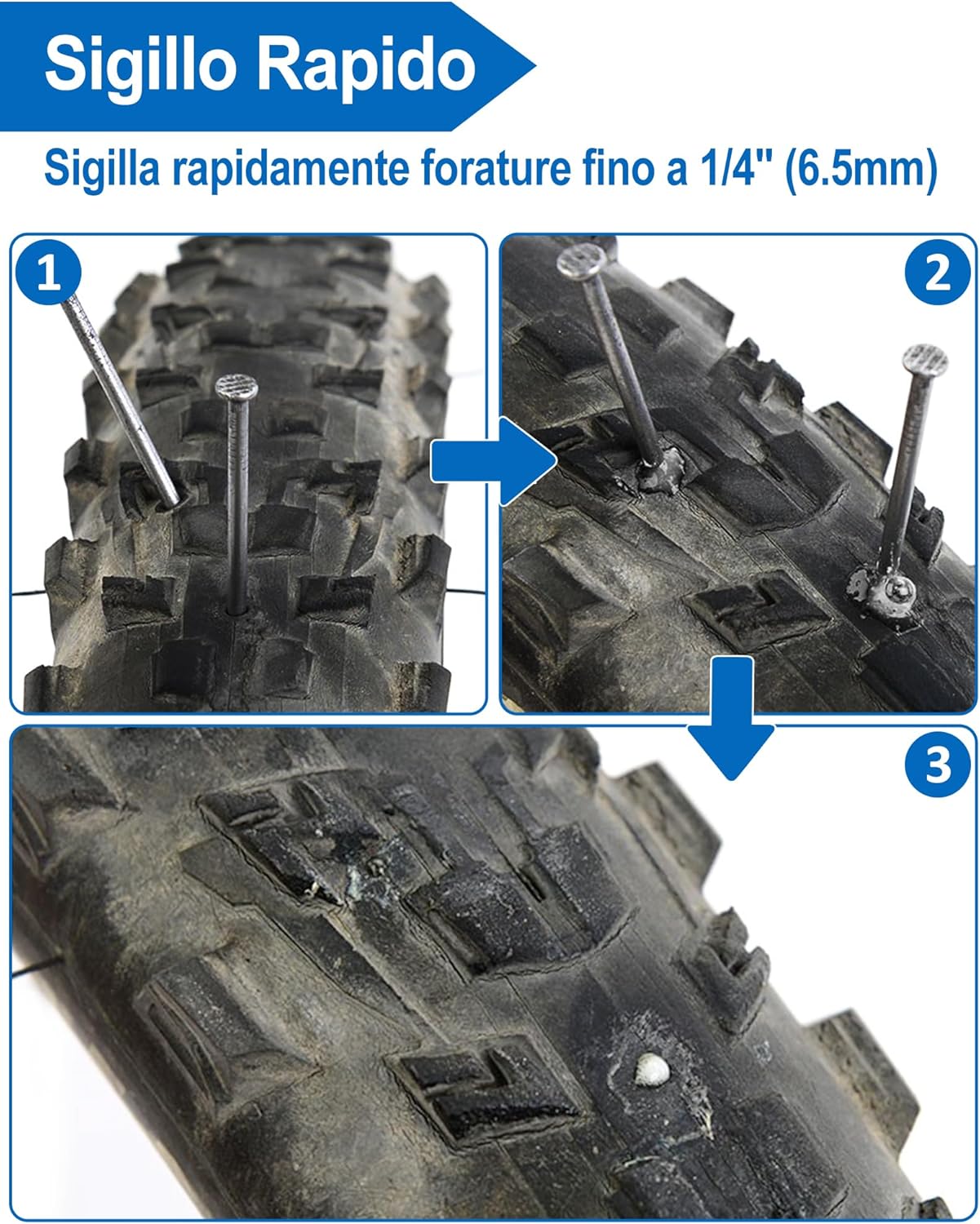 Lattice per Tubeless MTB 500ml con Siringa - immagine 3