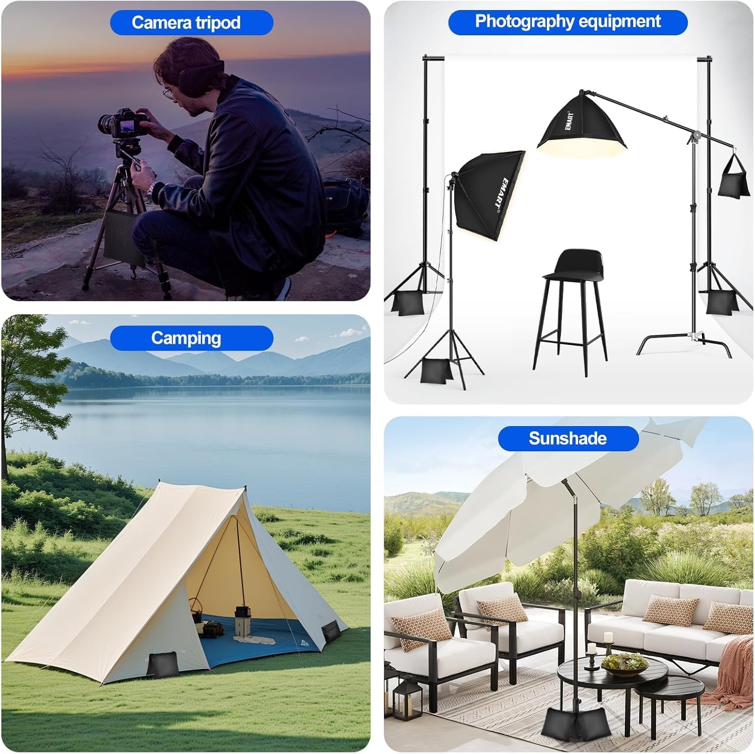 EMART 12 Pcs Sacchi di Sabbia Resistente - immagine 7