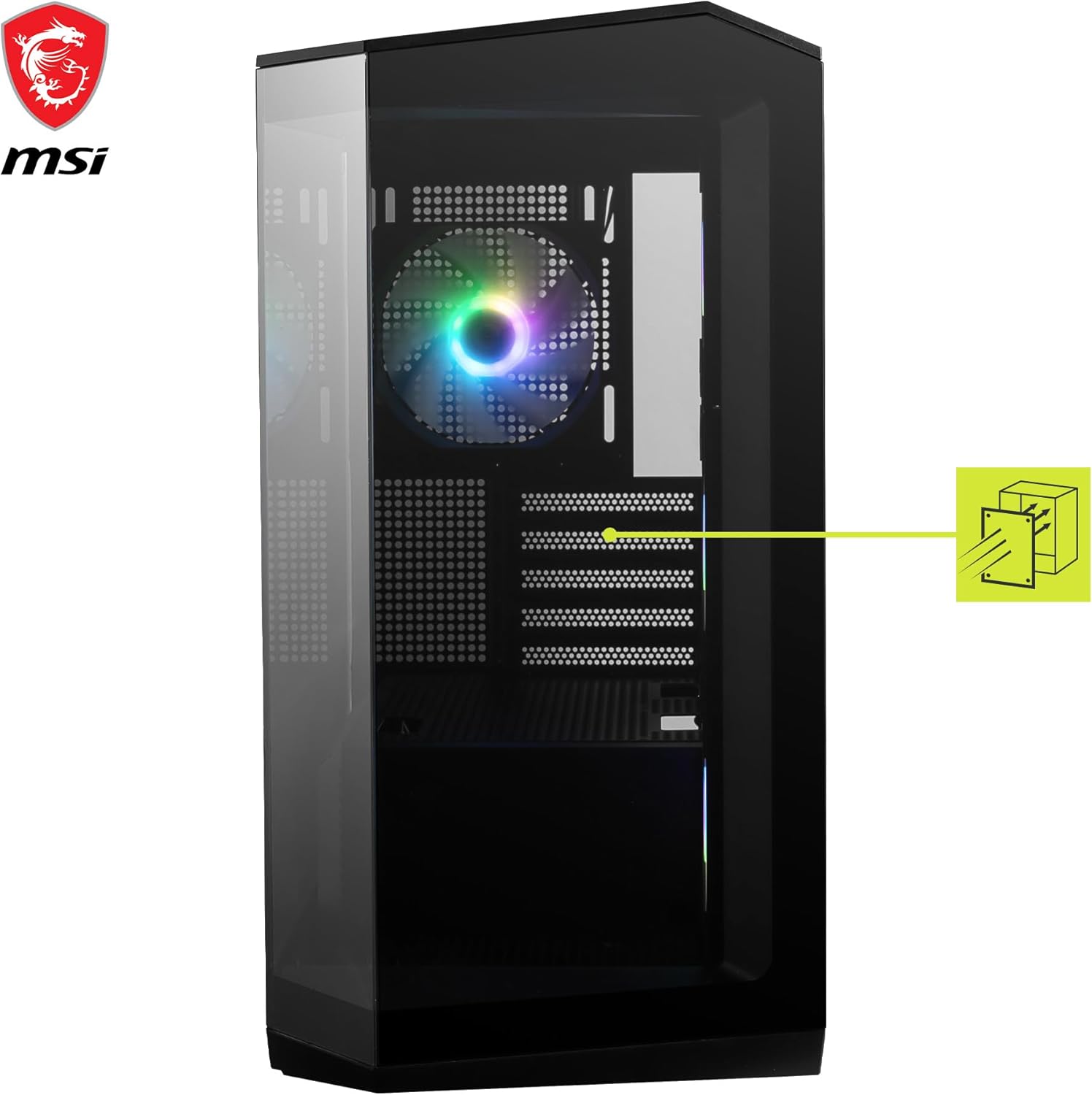 Msi MAG PANO M100R PZ - Case Micro-ATX USB-C - immagine 2