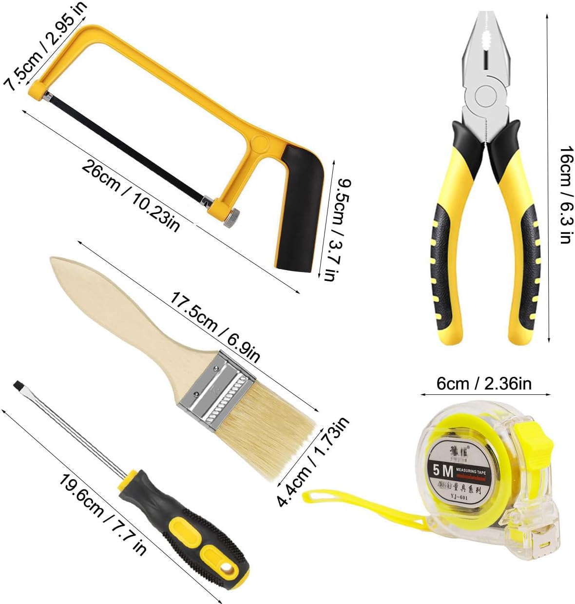 QeeHeng Set di Attrezzi per Bambini con Cassetta - immagine 3