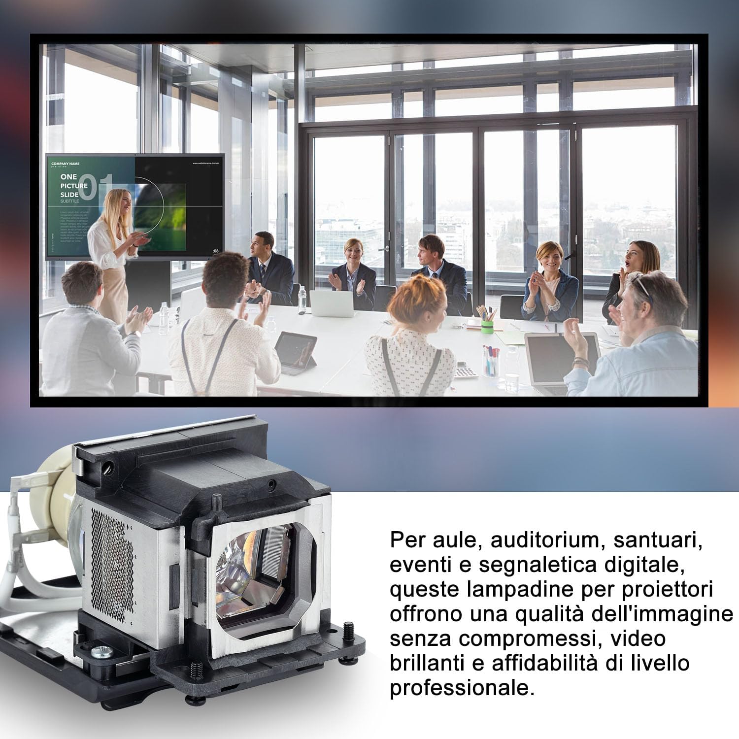Greenbale Lampada per Proiettore per Sony LMP-E220 - immagine 6