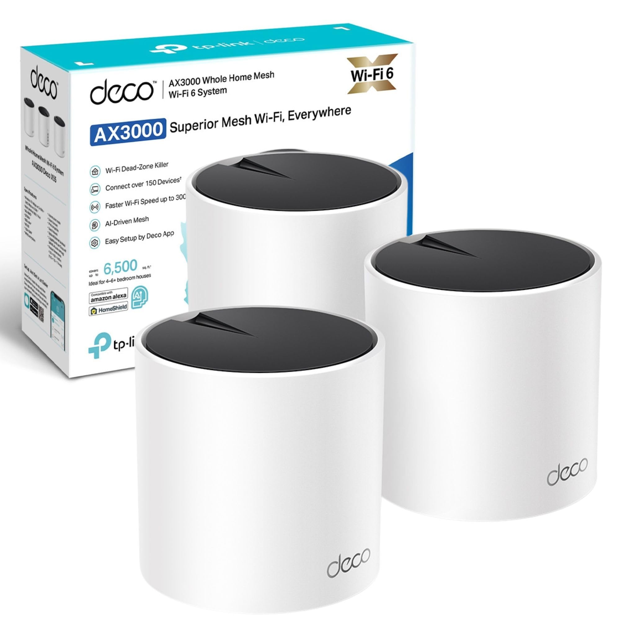 Tp-link Deco X55 AX3000 - Sistema Wi-Fi Mesh (Set 3)