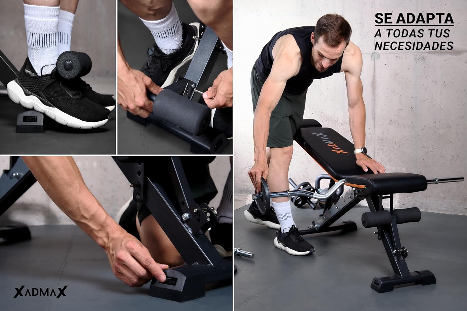 Xadmax Panca per Muscoli e Pesi Pieghevole - immagine 8