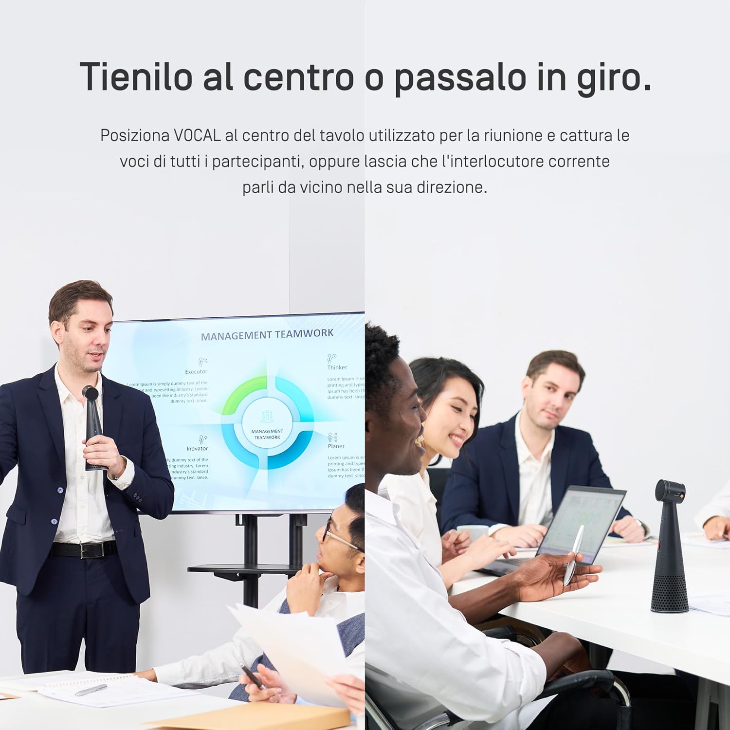 Ipevo VOCAL Vivavoce Bluetooth per Conferenze - immagine 4