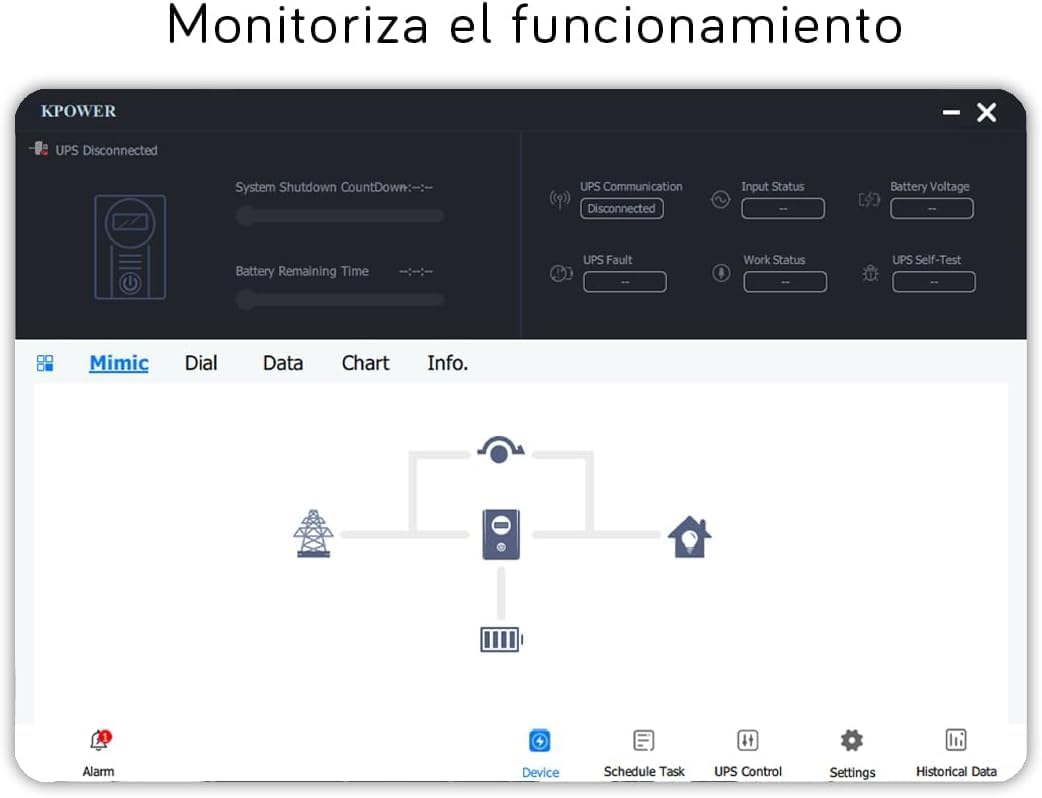 Coolbox SCUDO3 UPS 800VA 480W con Display LCD - immagine 3