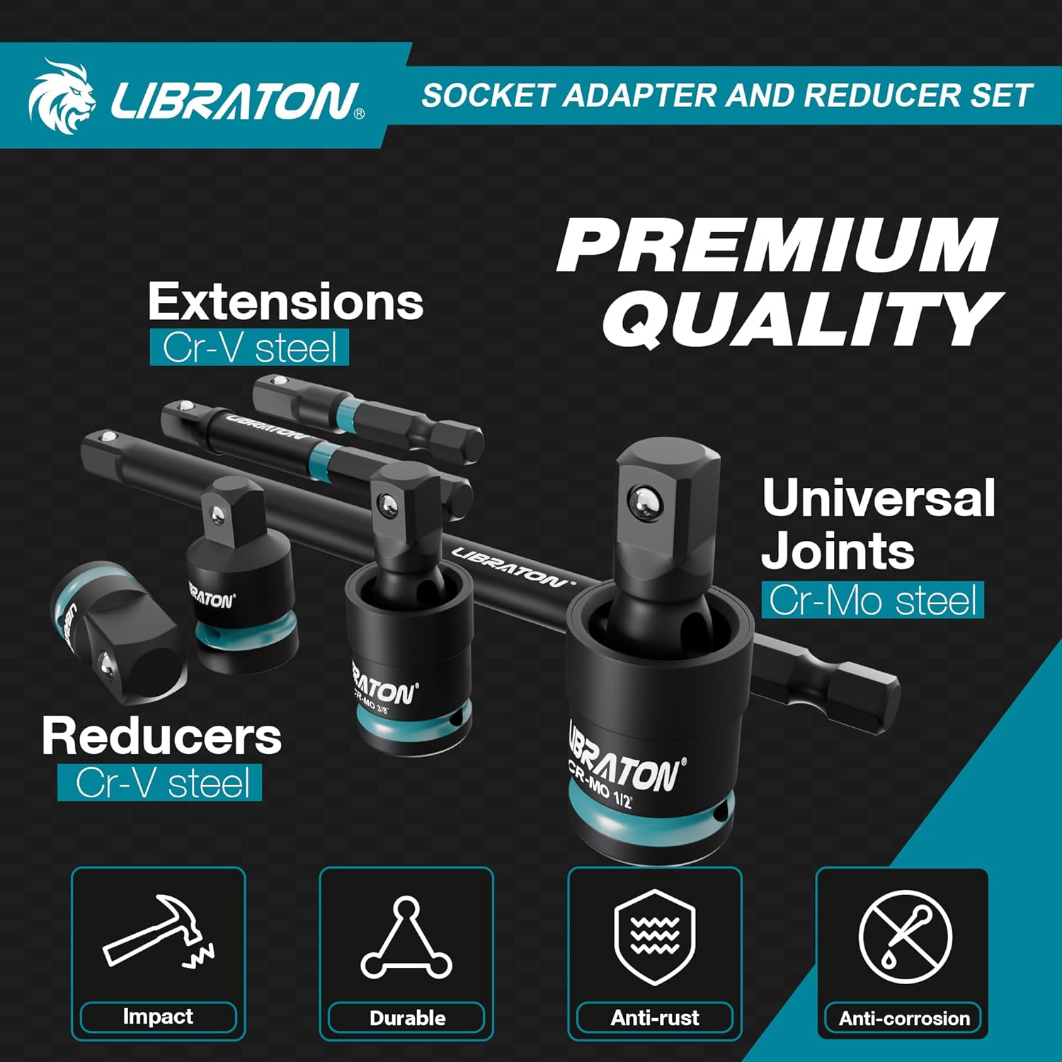 Libraton Set 20 Adattatori per Bussole a Impatto - immagine 3