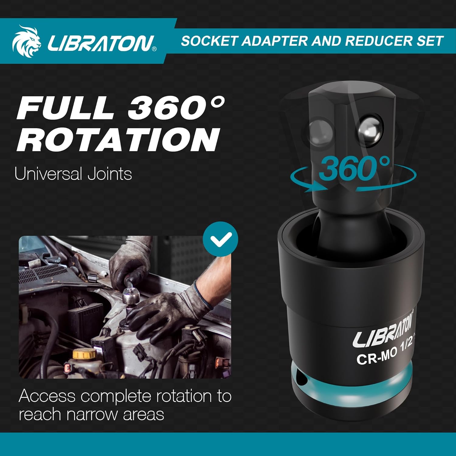 Libraton Set 20 Adattatori per Bussole a Impatto - immagine 5