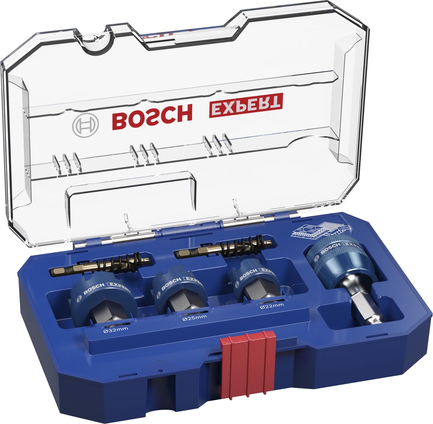 Bosch Set 6 seghe a tazza universali EXPERT Sheet Metal PC Plus