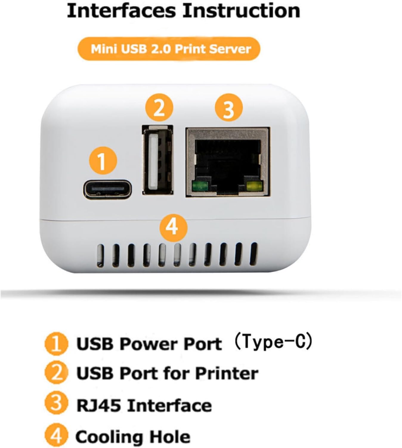 Bewinner Server di Stampa Wireless USB 2.0 - immagine 2
