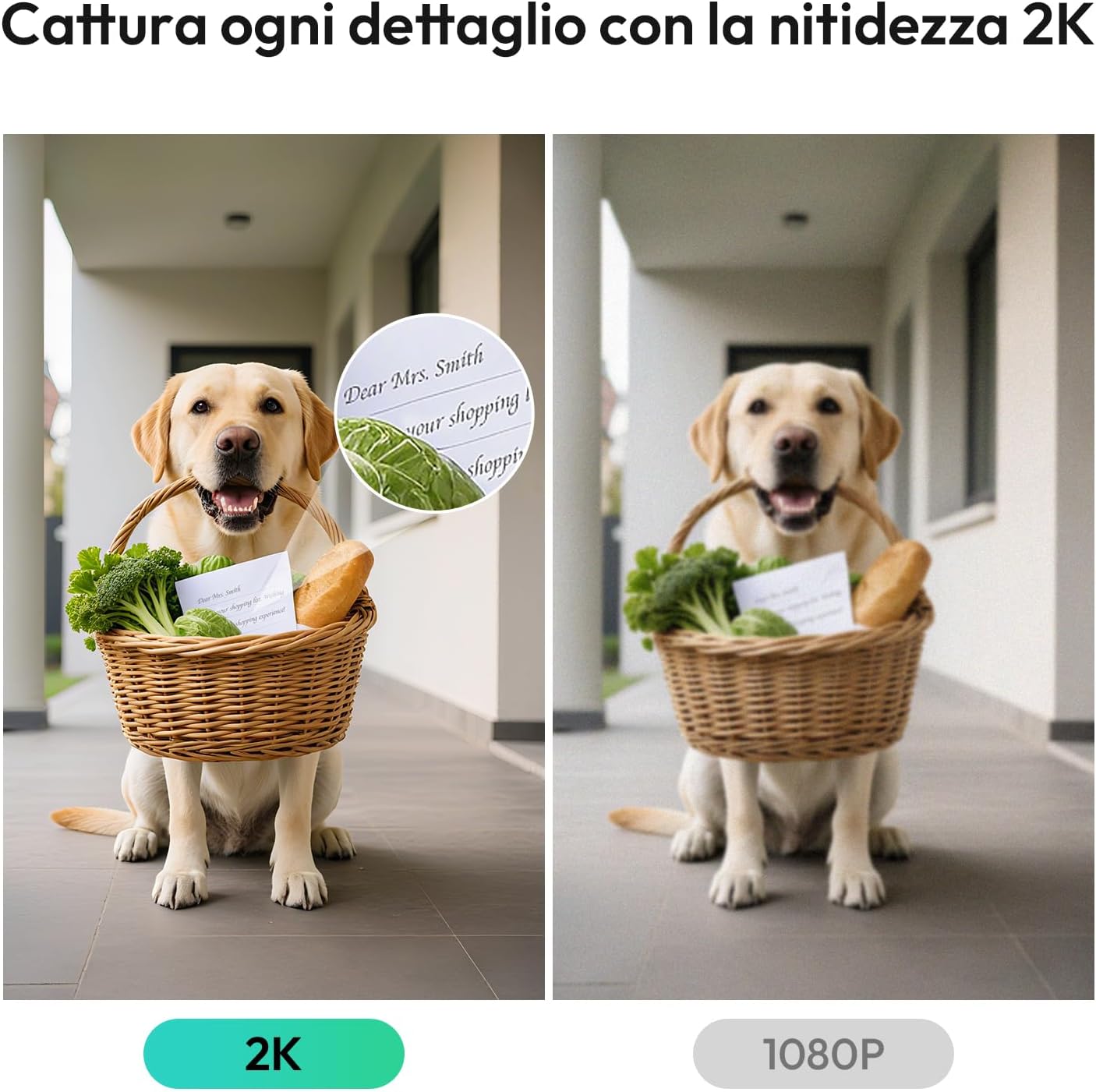 Botslab 2K Videocitofono Wi-Fi con Chime, Nero - immagine 3