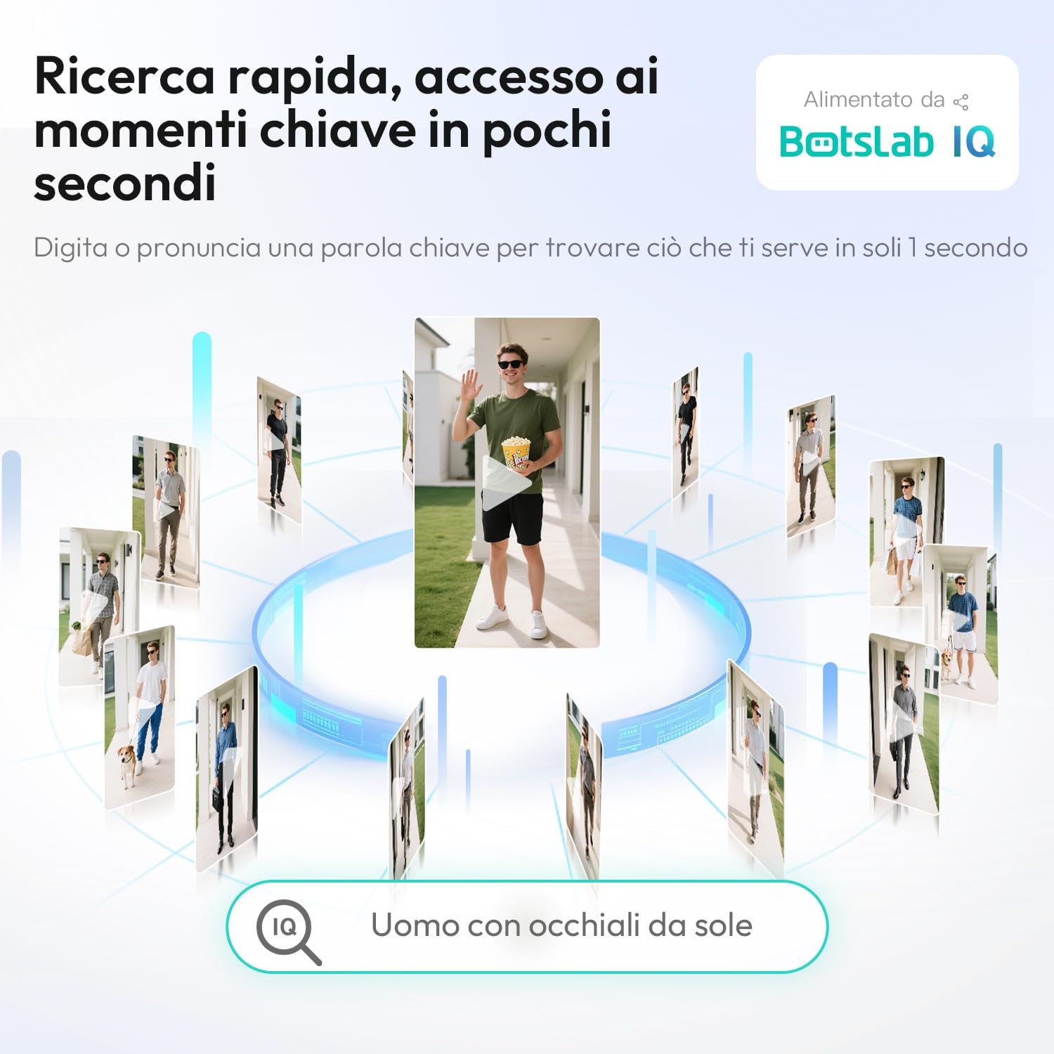Botslab 2K Videocitofono Wi-Fi con Chime, Nero - immagine 8