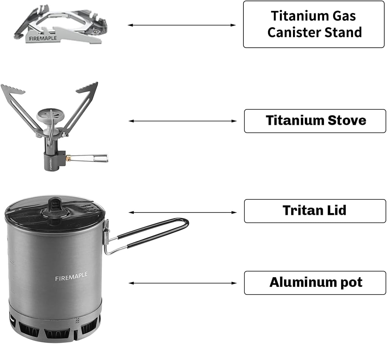 Fire-maple G3 Set Cucina Campeggio Ultraleggero - immagine 4