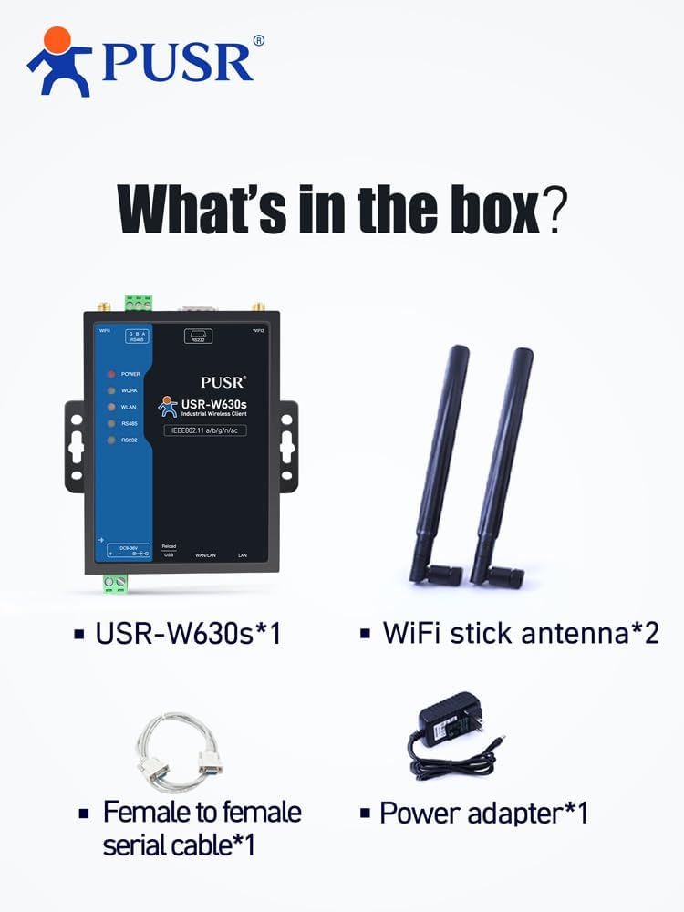 Pusr USR-W630s - Gateway WiFi Industriale Dual Band - immagine 5