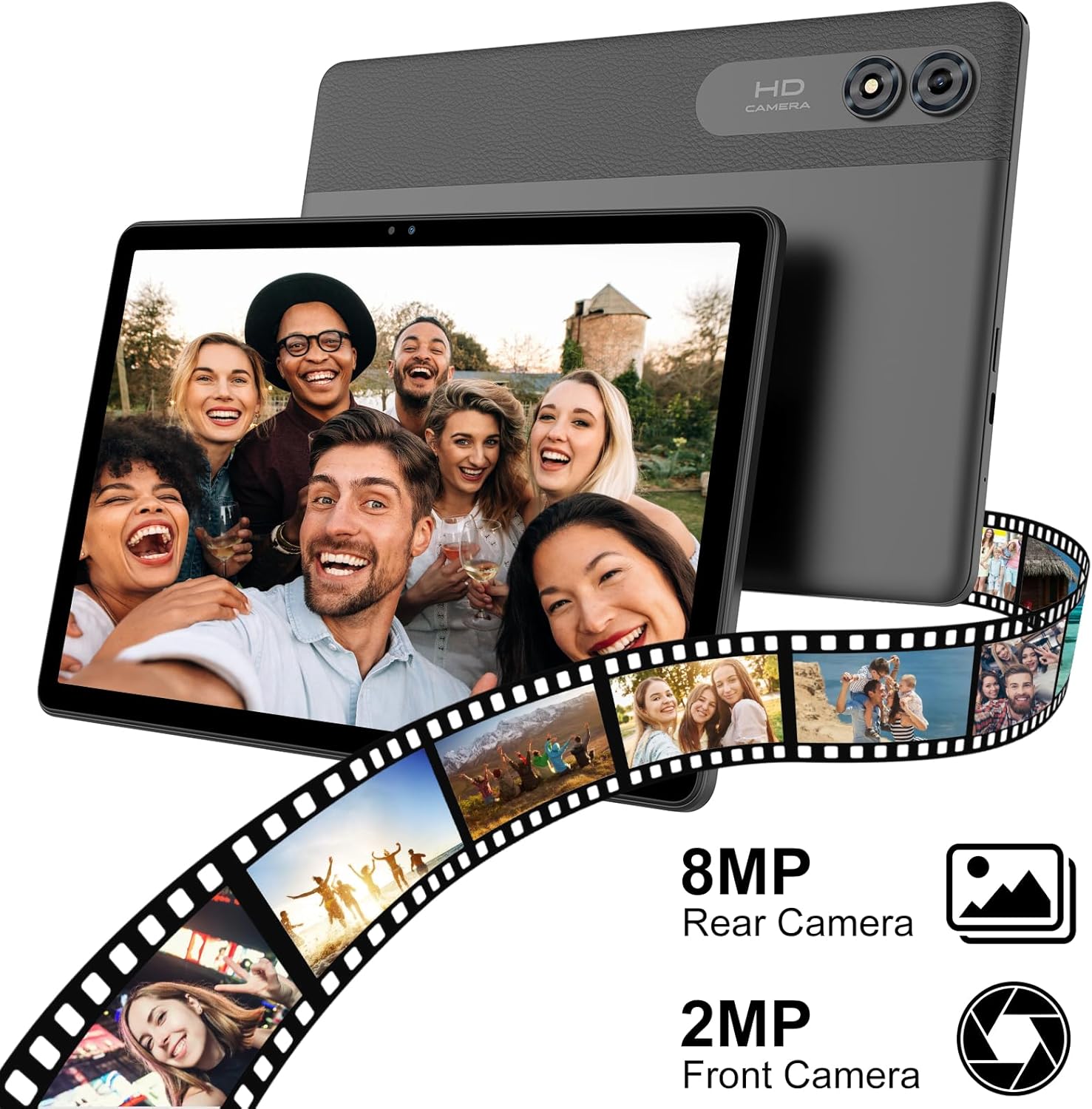 Ascrecem Tablet 11 Pollici Android WiFi6 Octa-Core, Grigio - immagine 6