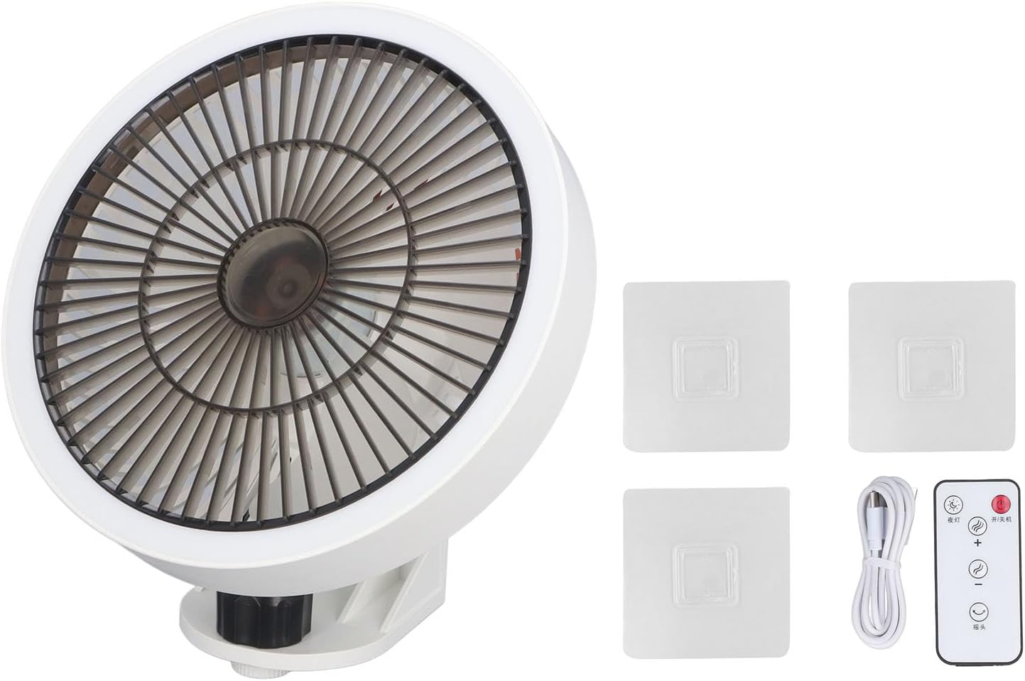 Mumusuki Ventilatore Oscillante a Parete con Telecomando