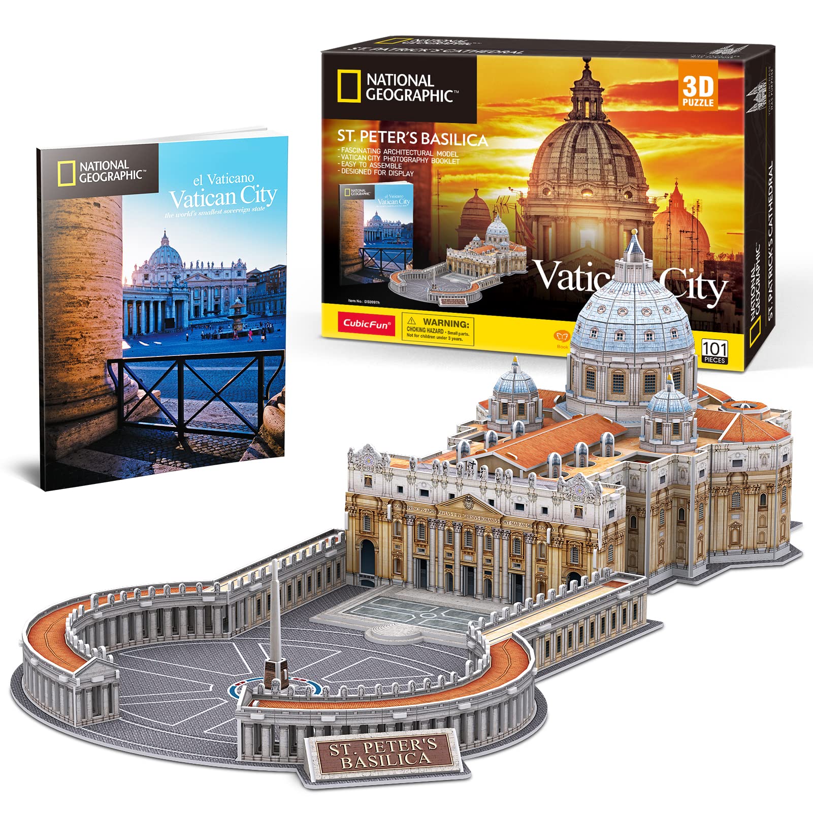 Cubicfun Puzzle 3D Basilica di San Pietro 101 Pezzi