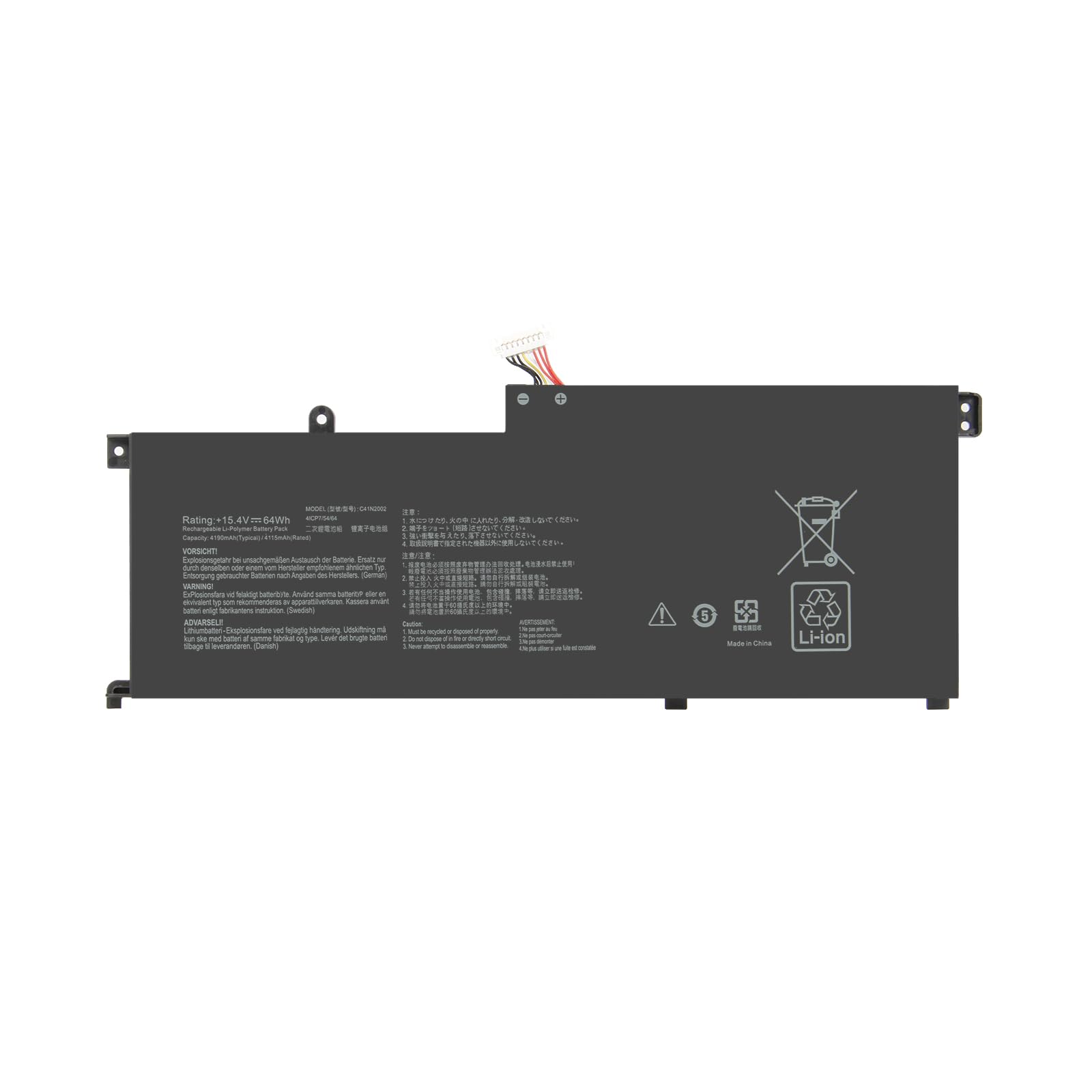 Exmate C41N2002 Batteria per Asus ZenBook Pro 15 UX535