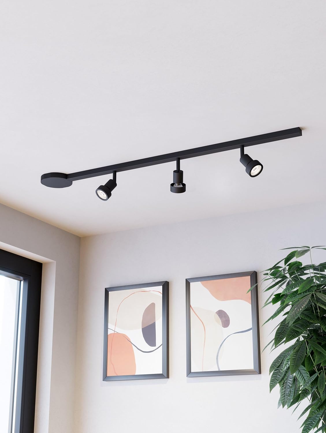 Eglo Sistema Binari Easy Track, 3 Faretti GU10, 102cm - immagine 2