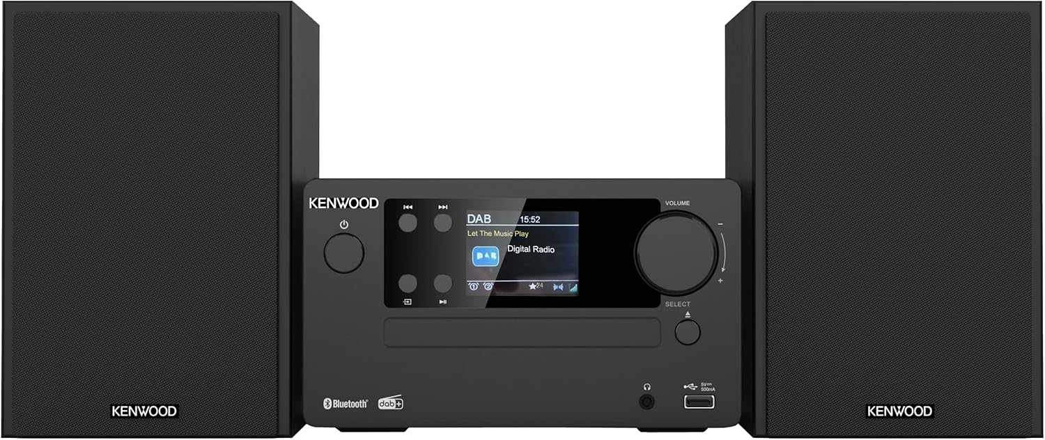 Kenwood M-725DAB-S - Sistema Micro HiFi Stereo, Black - immagine 1