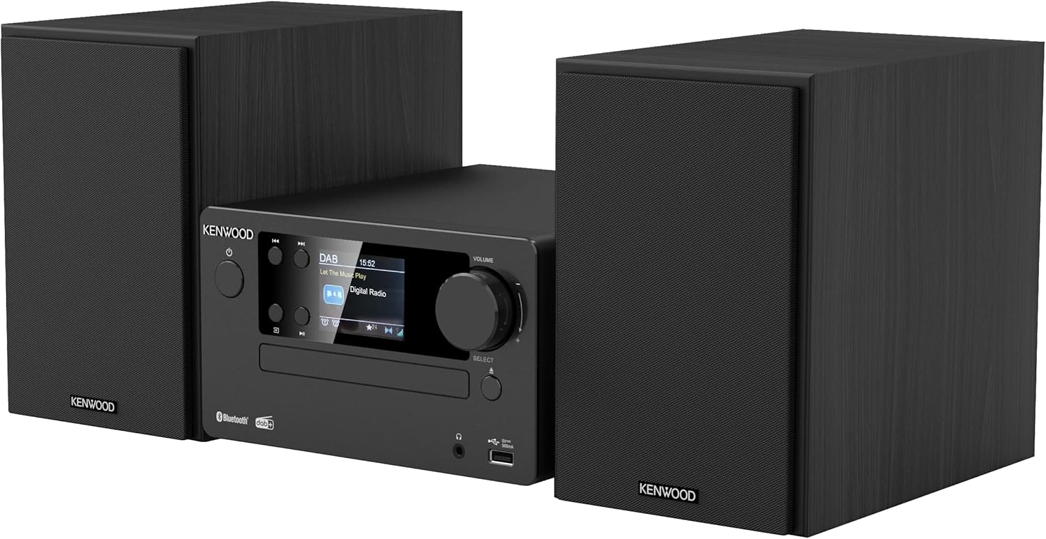 Kenwood M-725DAB-S - Sistema Micro HiFi Stereo, Black - immagine 5