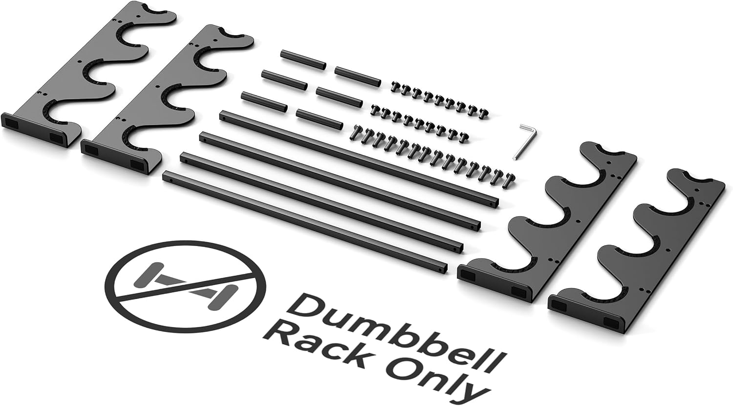 Supporto Manubri a 4 Livelli per Palestra Domestica - immagine 5