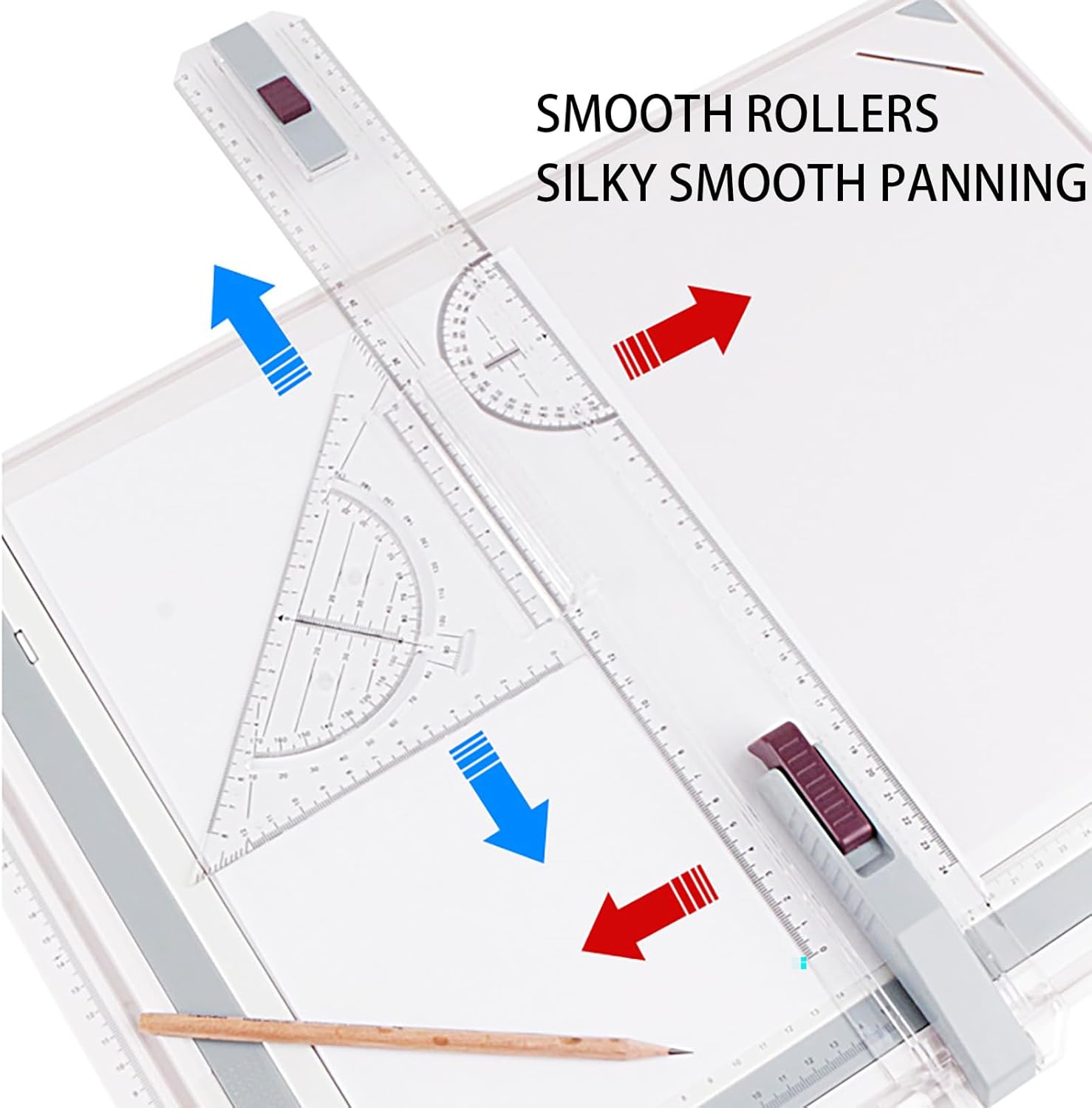 NEWFUN Lavagna da Disegno Professionale A3 Multifunzionale - immagine 3
