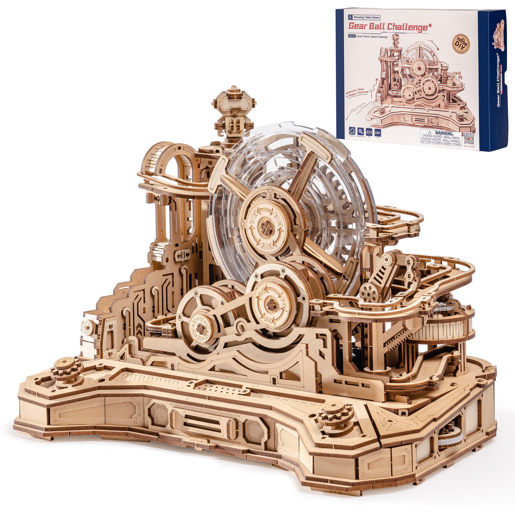 Rokr Puzzle 3D in Legno Gear Ball Challenge