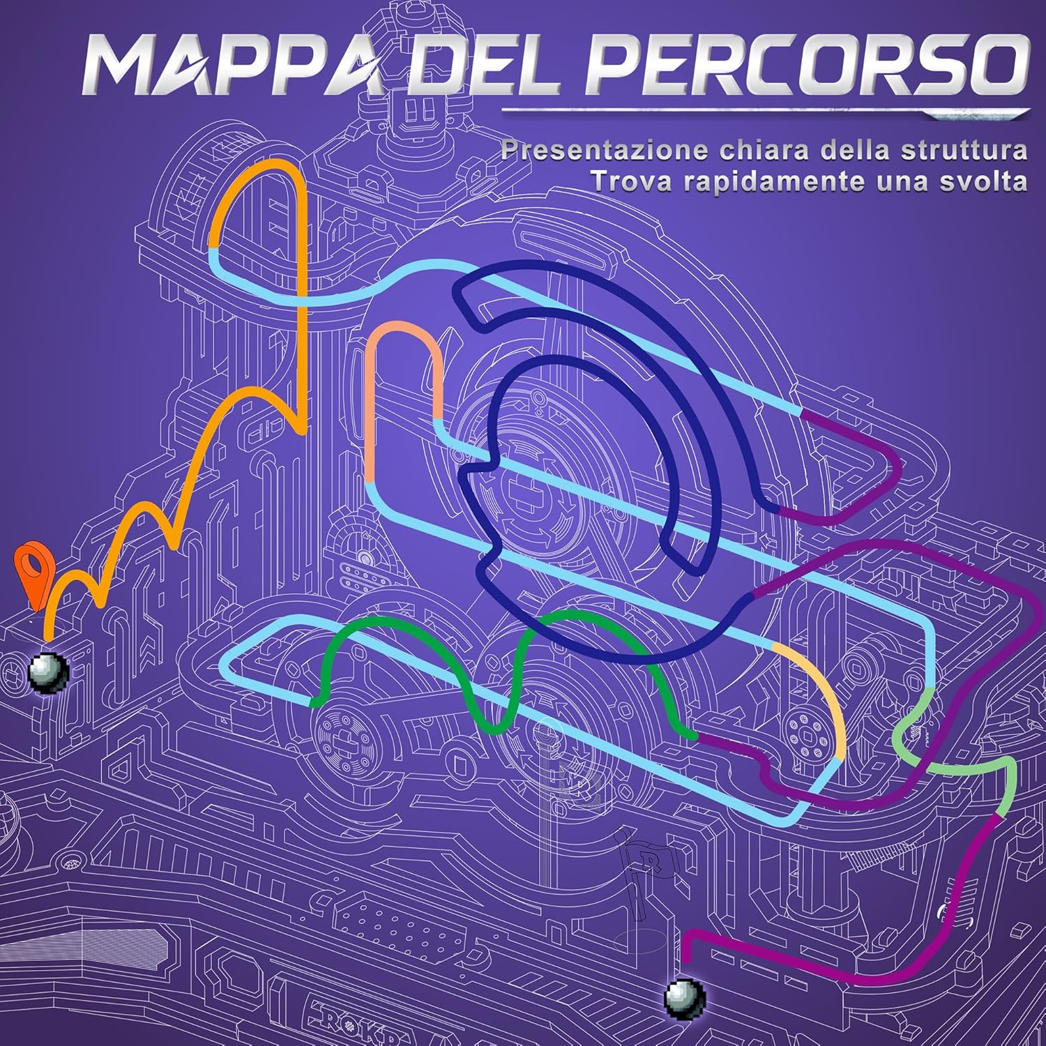 Rokr Puzzle 3D in Legno Gear Ball Challenge - immagine 8