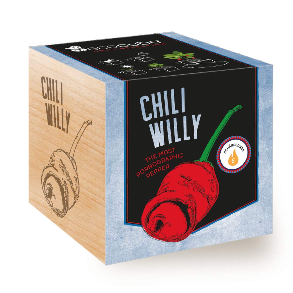 Feel Green Ecocube Chili Willy - Set di Coltivazione