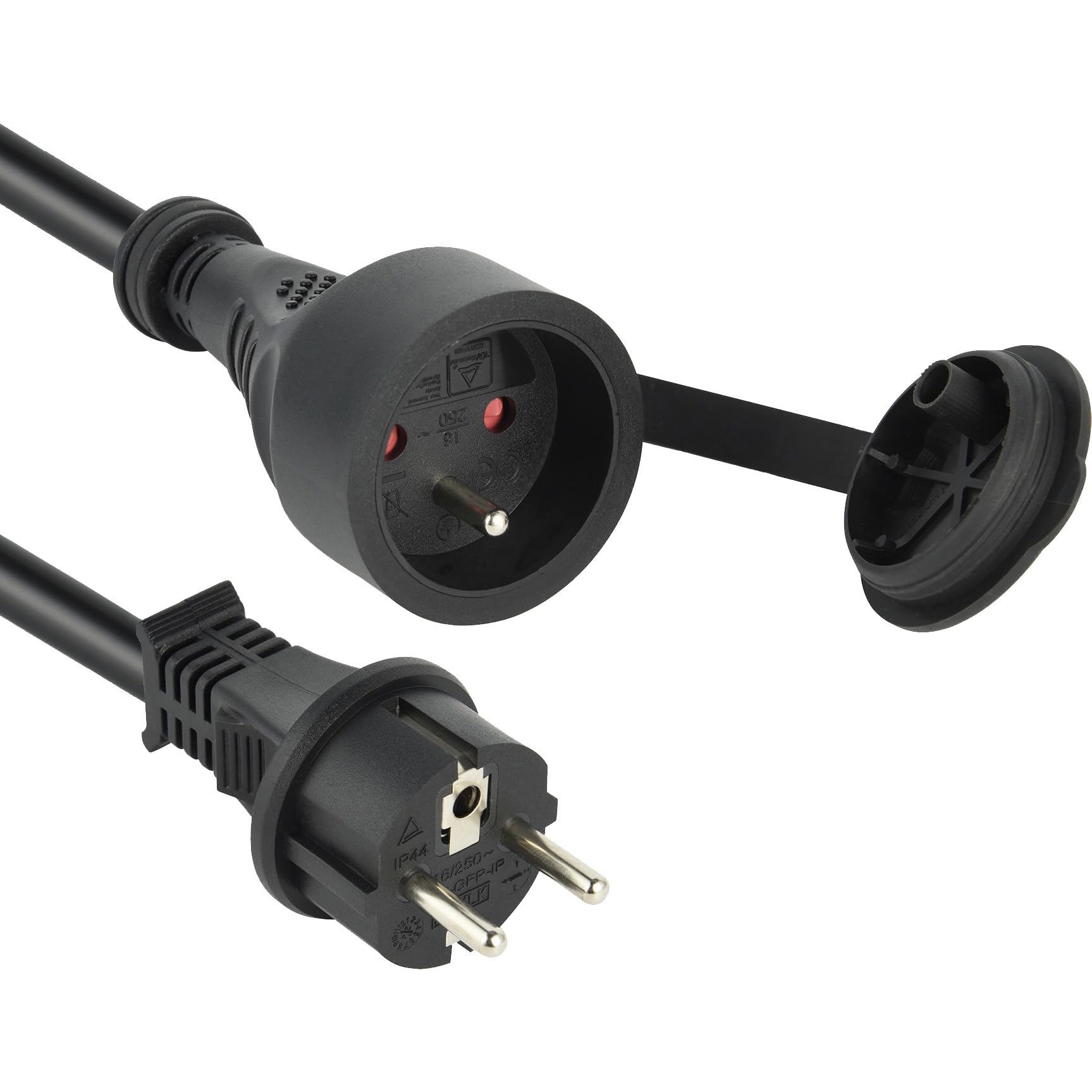 Electraline 20858018d Prolunga impermeabile professionale 25 m