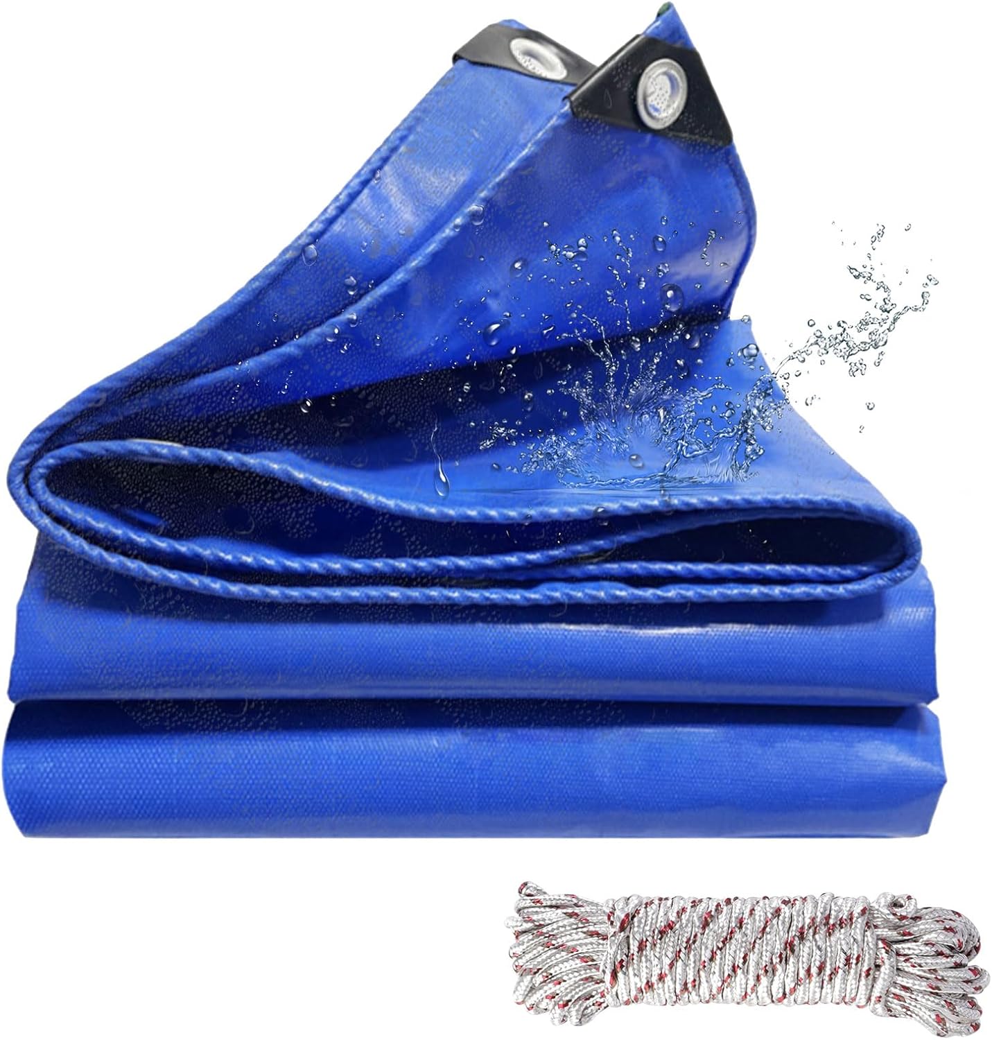 Shanna Telone Impermeabile PVC 3x5m 440 g/m², Blu - immagine 1