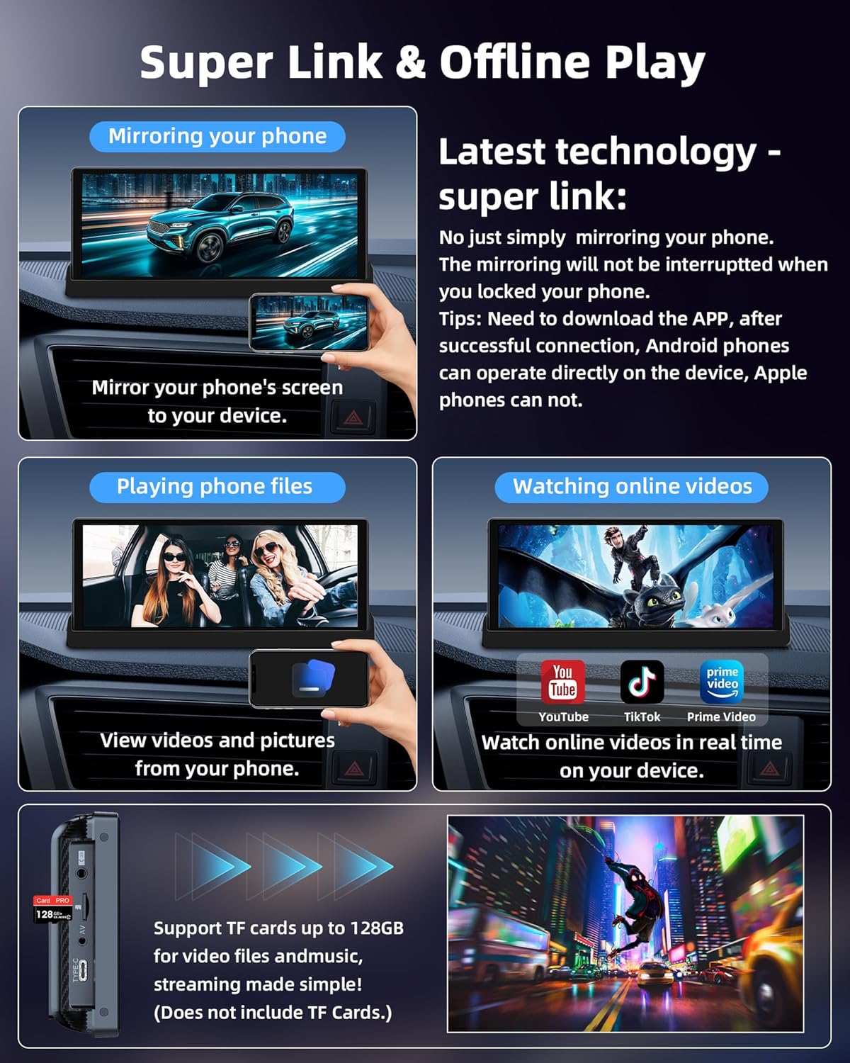 2026 Unique Schermo Carplay Android Auto 10,26 Pollici - immagine 4