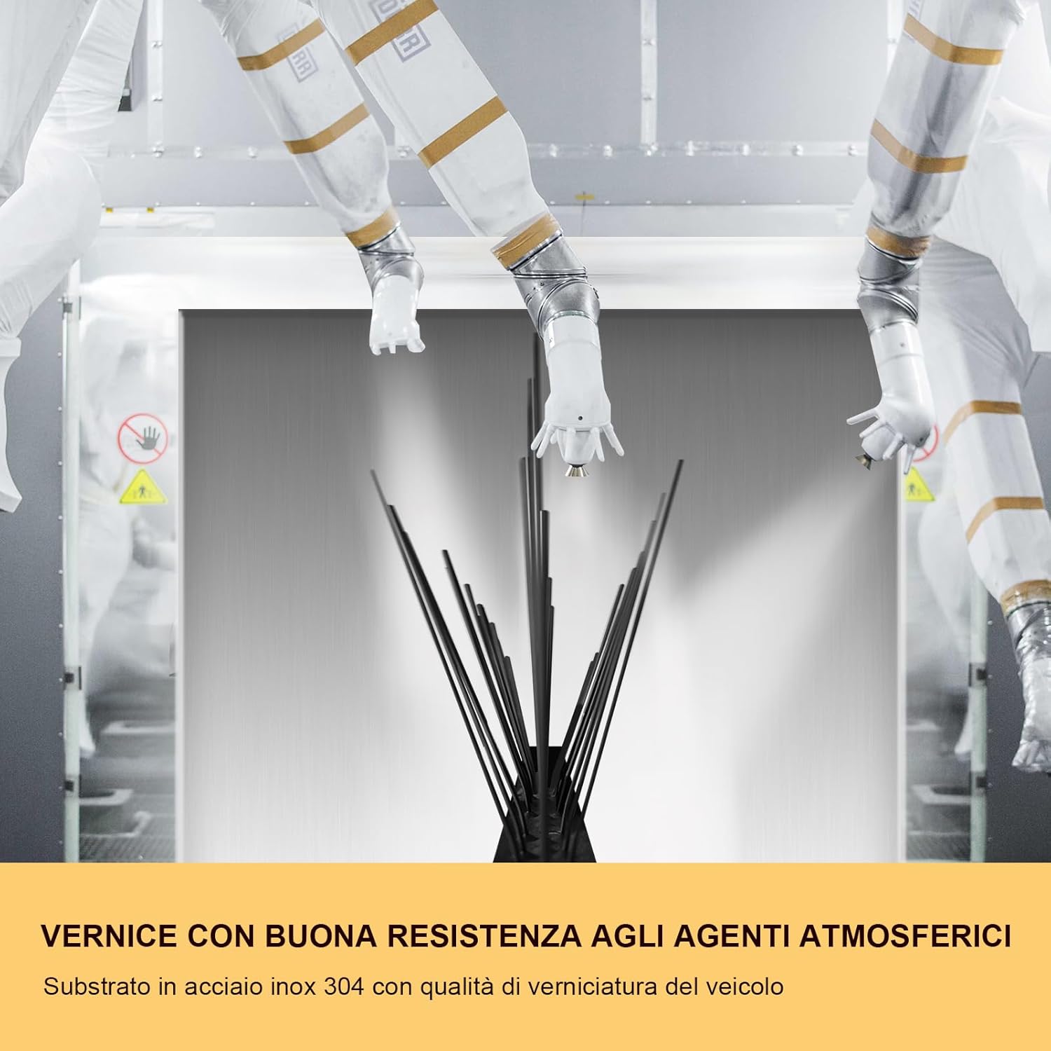 OFFO Dissuasori per Piccioni Pre-assemblati 19,82m, Nero - immagine 3