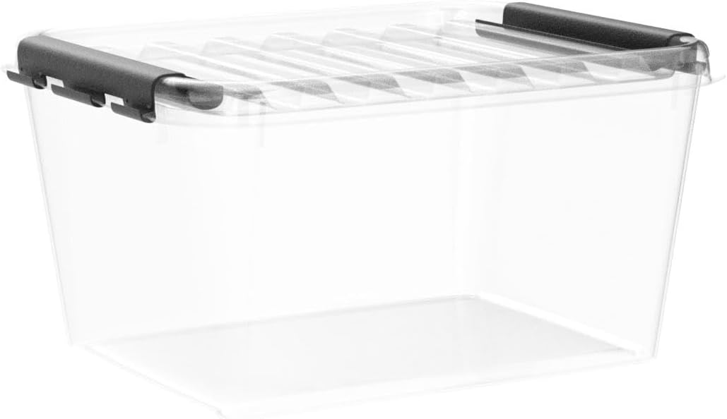 Smartstore Scatole Stoccaggio Trasparente 32L, Pacco da 3 - immagine 4