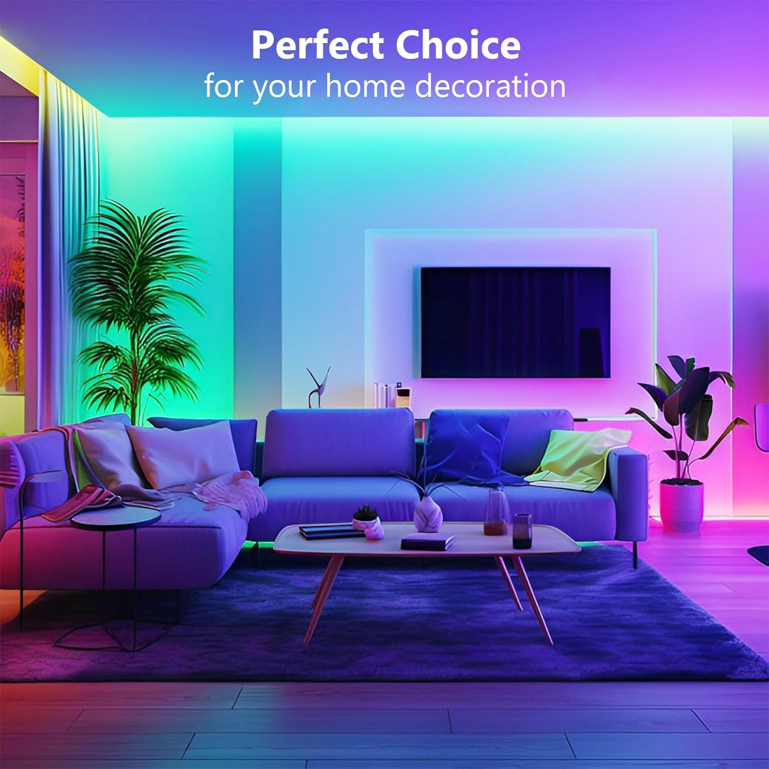 Striscia LED 30M Cambia Colore con APP Bluetooth - immagine 7