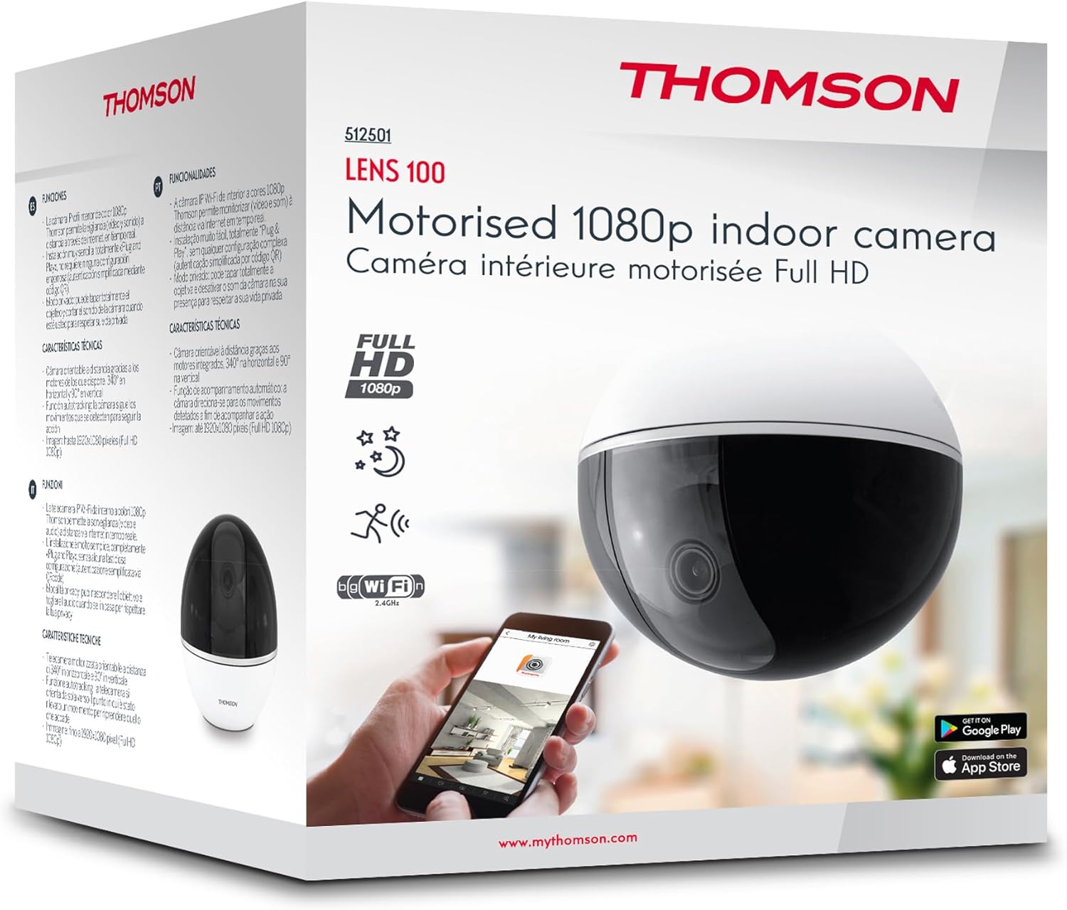 Thomson 512501 - Fotocamera Interni Plug&Play - immagine 4