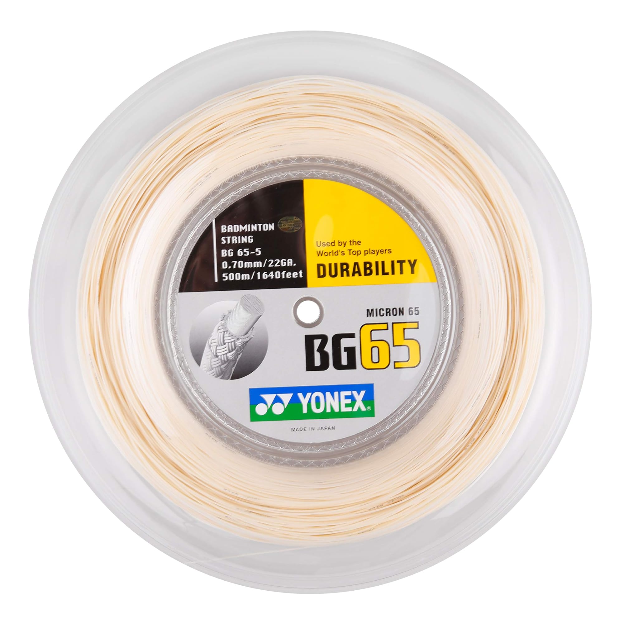 YONEX, Corda da Tennis Unisex Adulto, Naturale, TU EU