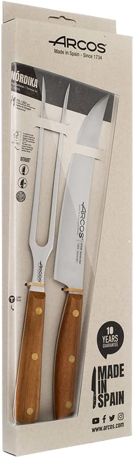 Arcos Nordika - Set 2 Utensili Barbecue Acciaio Nitrum