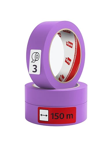 Dpm Tapes - Nastro Mascheratura Precisione 3 Pezzi Viola