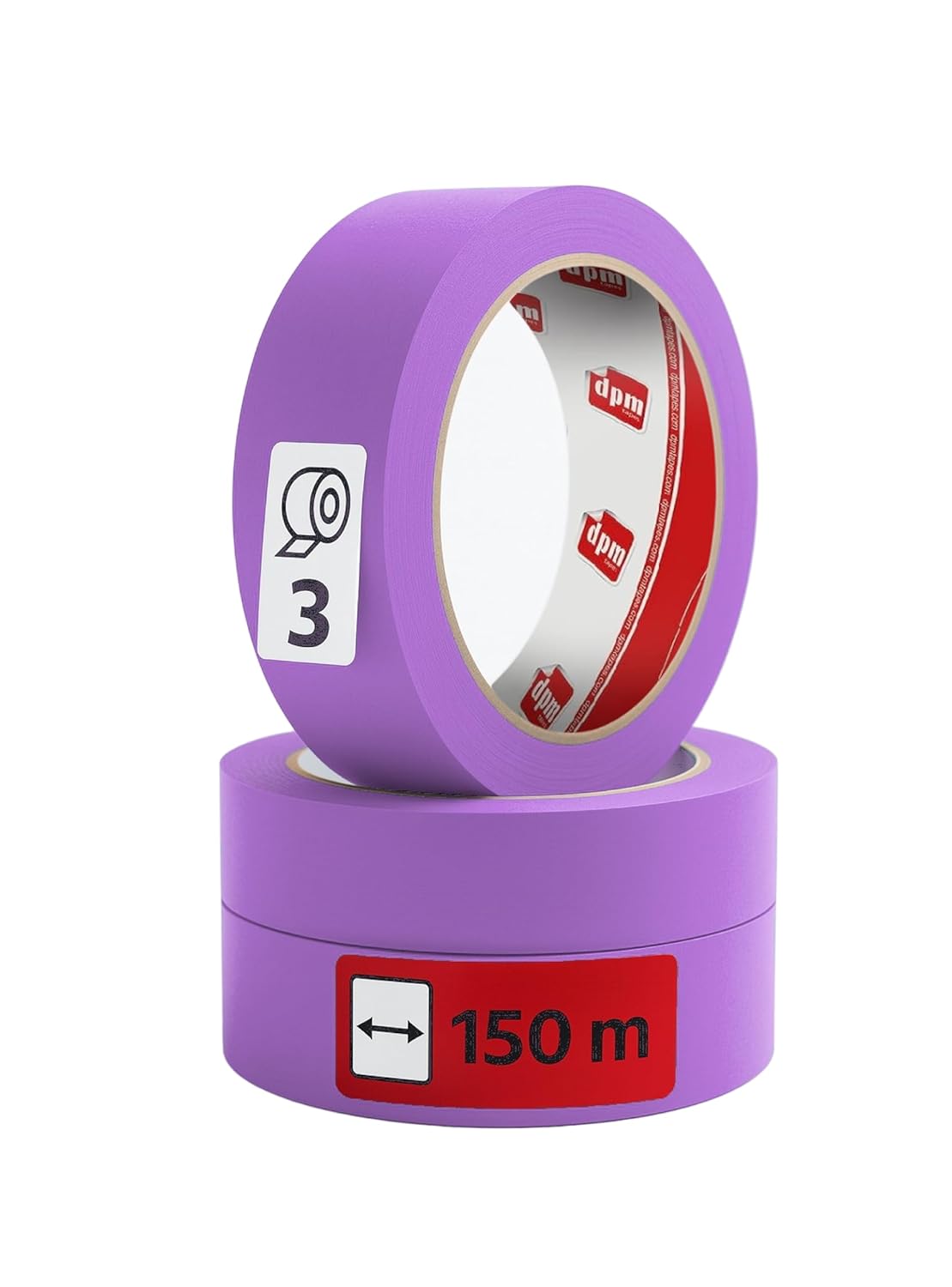 Dpm Tapes - Nastro Mascheratura Precisione 3 Pezzi Viola - immagine 1